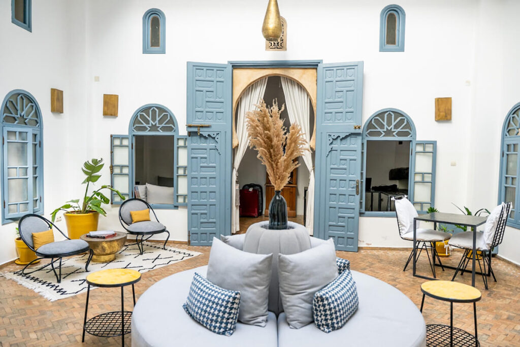 Riad Amaris Rabat Morocco Courtyard