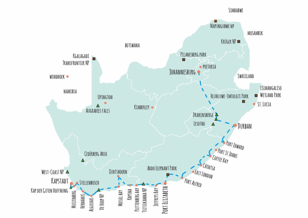 Route-Suedafrika-Rundreise-Mietwagen
