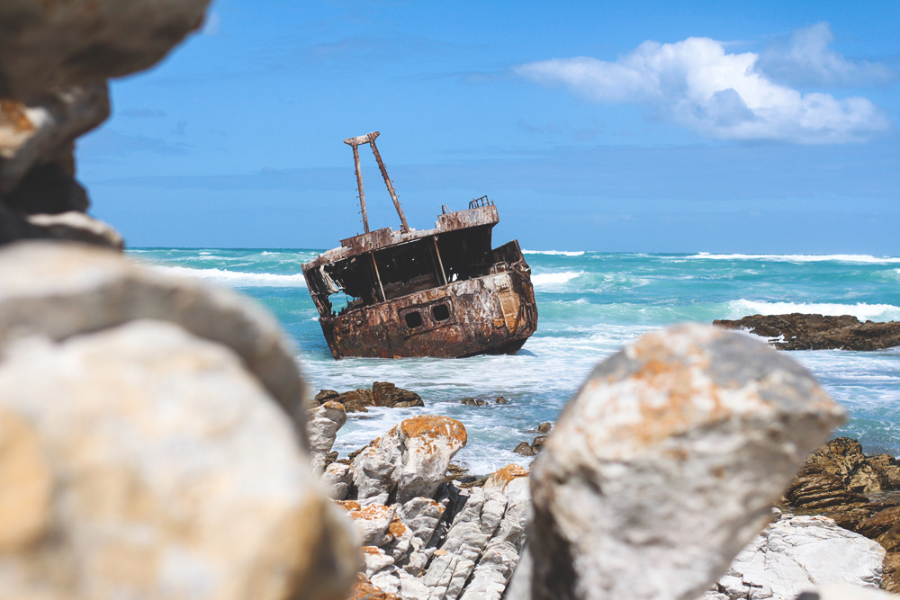 Rundreise-Suedafrika-Cape-Agulhas-Schiffswrack
