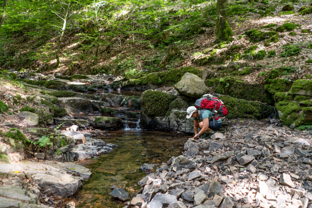 Hiking Cooling Stream