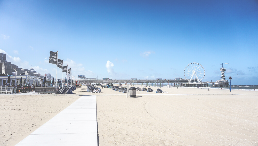 Scheveningen-Strand-Beach-Holland-Niederlande-Pier