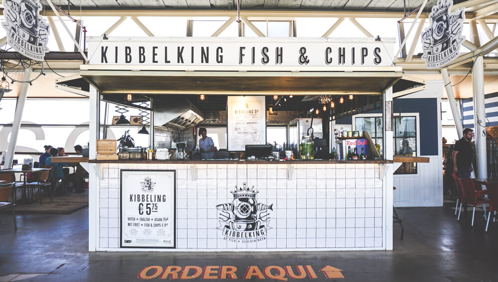 Schevingen-Strand-Beach-Pier-Niederlande-Holland-Foodtrucks
