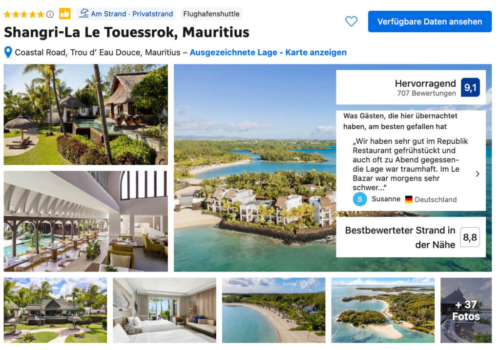 Shangri-La's Le Touessrok Resort & Spa
