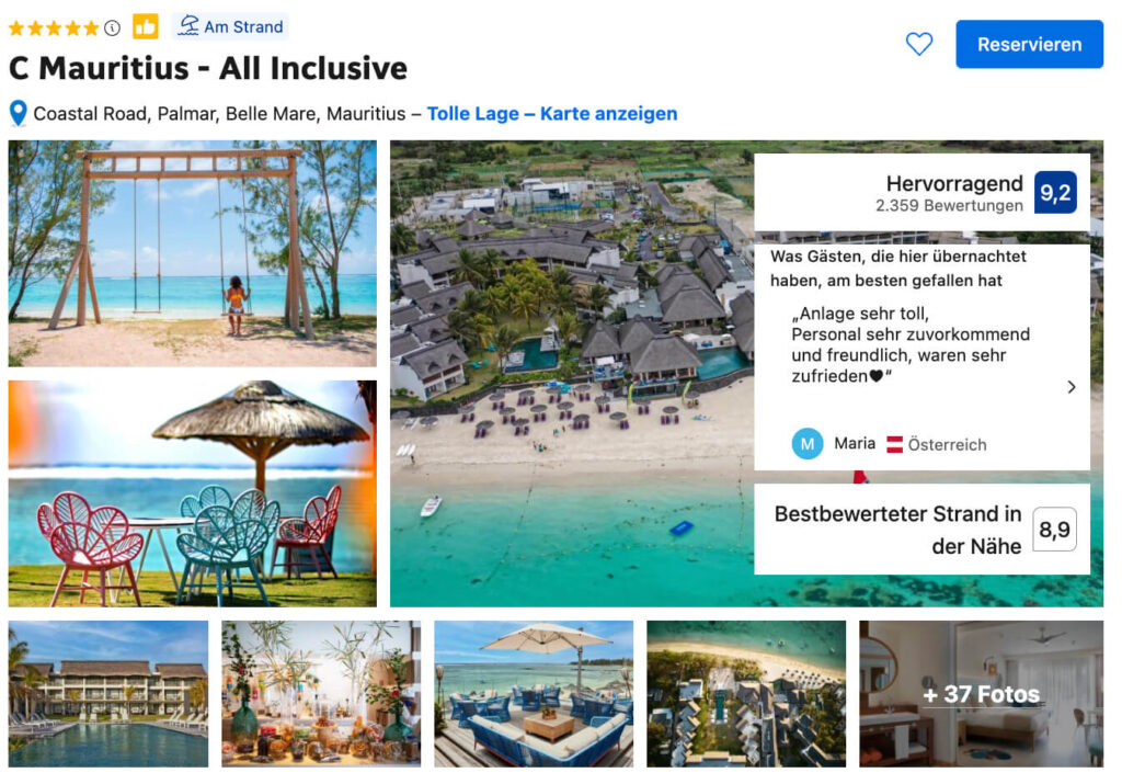 C Mauritius Resort