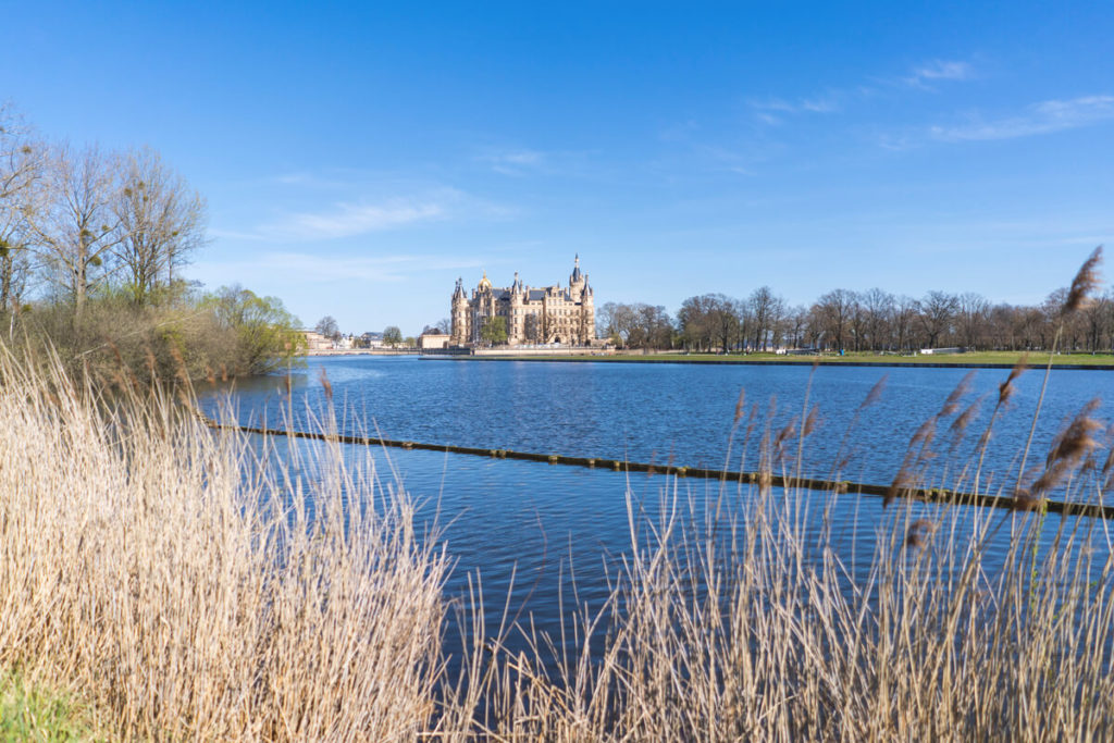 Schwerin Castle Lake View of Schwerin Castle