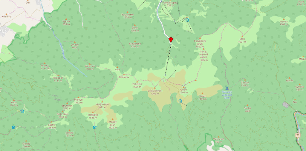 Slowakei-Nationalpark-Mala-Fatra-Openstreetmaps