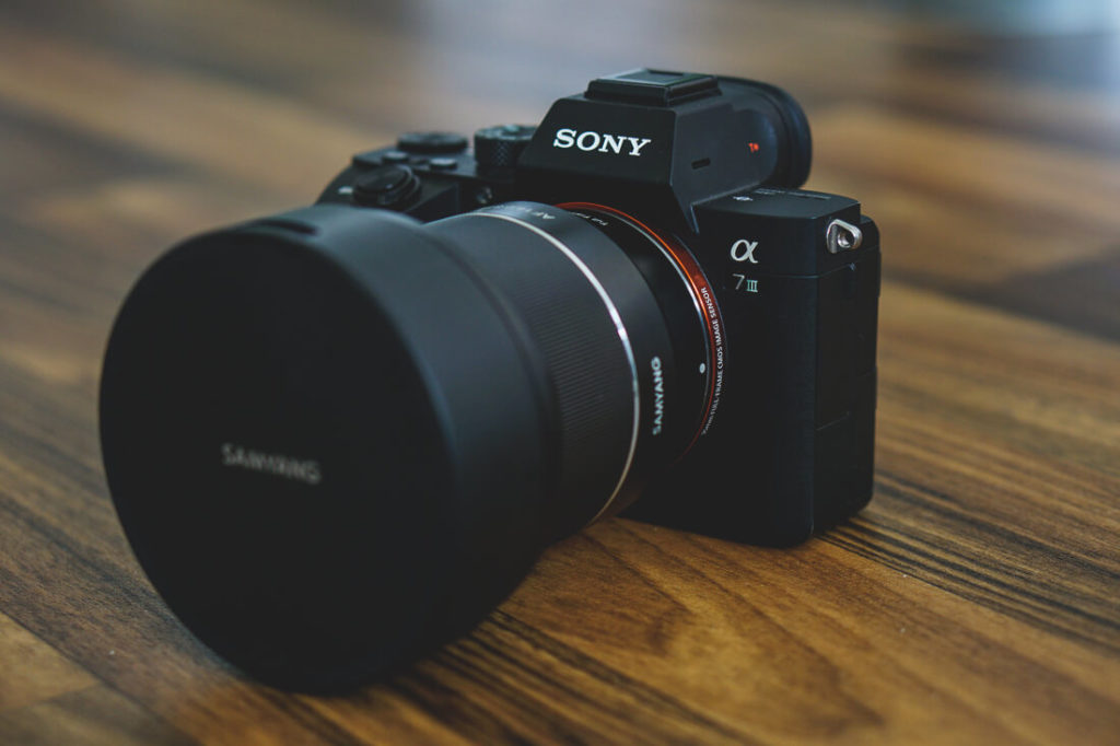 Photo equipment on the go Blogger Sony Alpha 7M3