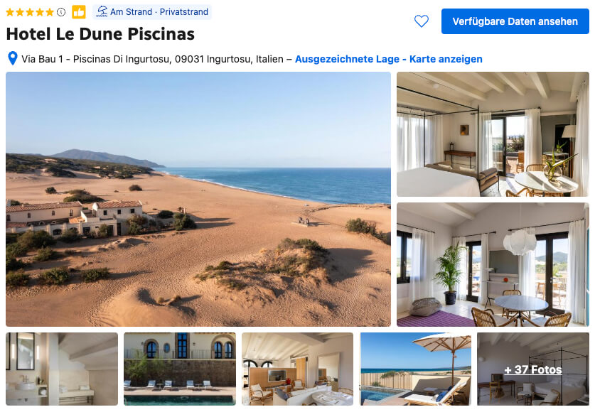 Hotel Le Dune Piscinas