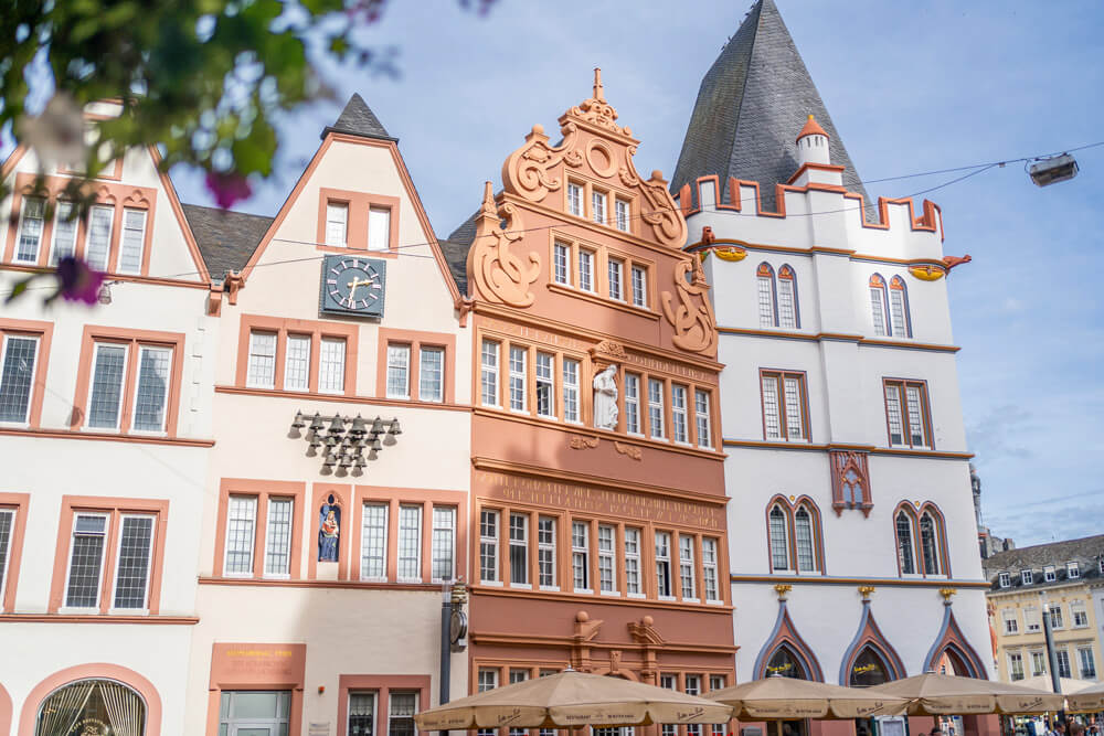 The Red House in Trier on the Main Market