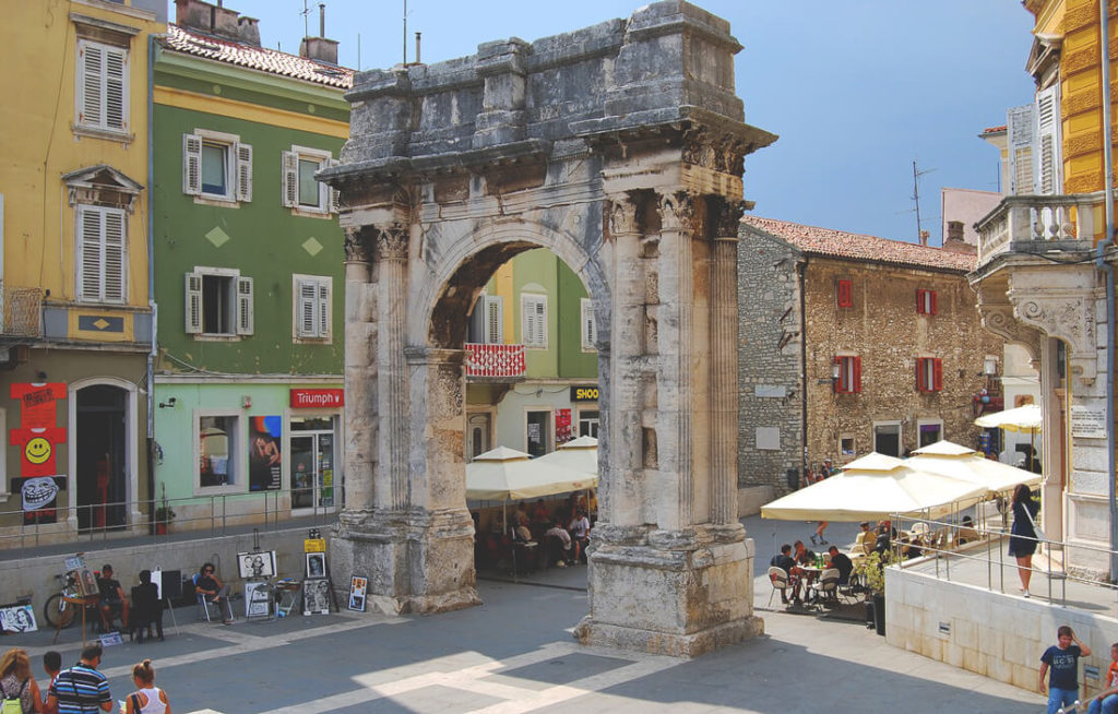 Triumpgbogen-Pula-Kroatien-Highlights