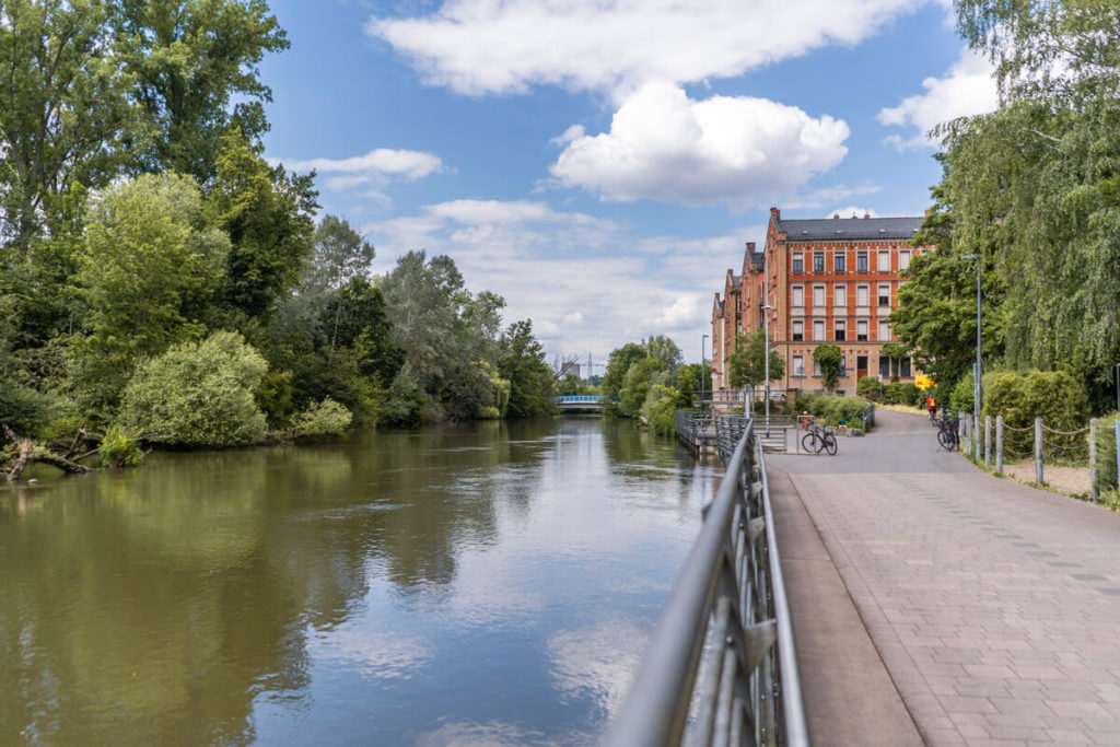 Uferpromenade Fürth Badstraße