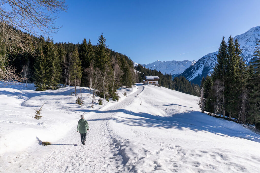 Montafon Winterwanderung Kristberg
