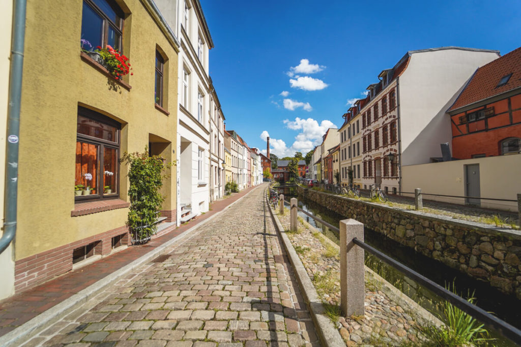 Wismar sights Grube watercourse