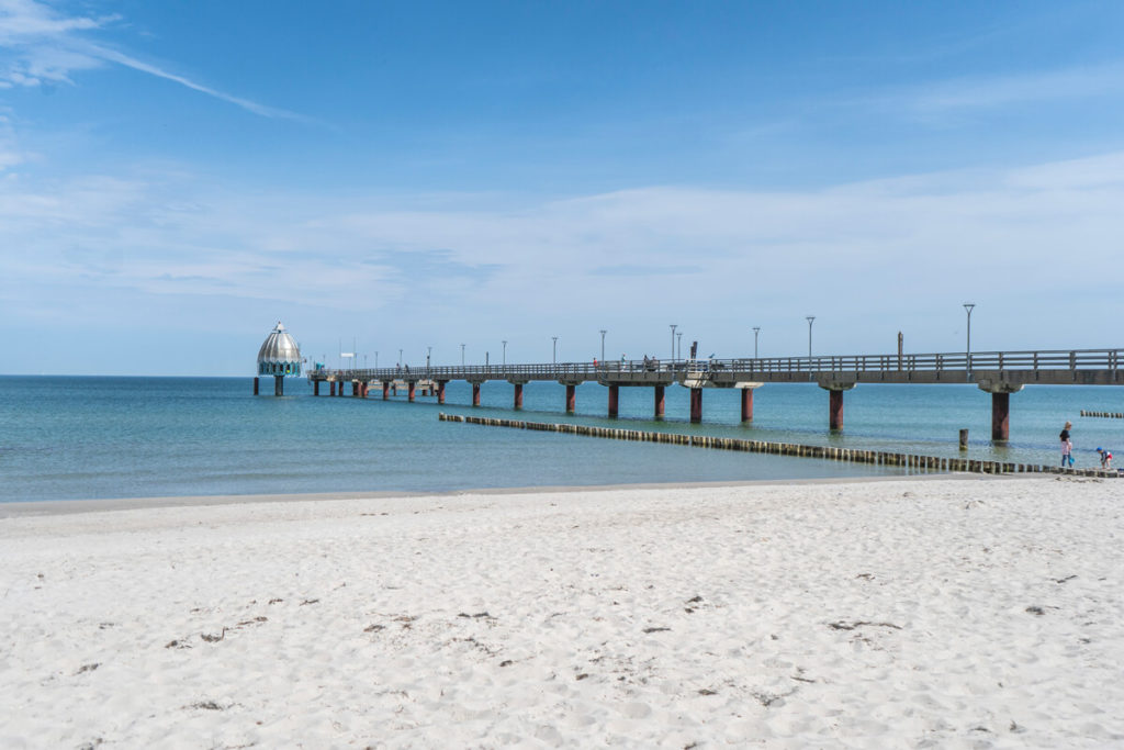 Zingst Sights: Pier, Diving Gondola, and Beach