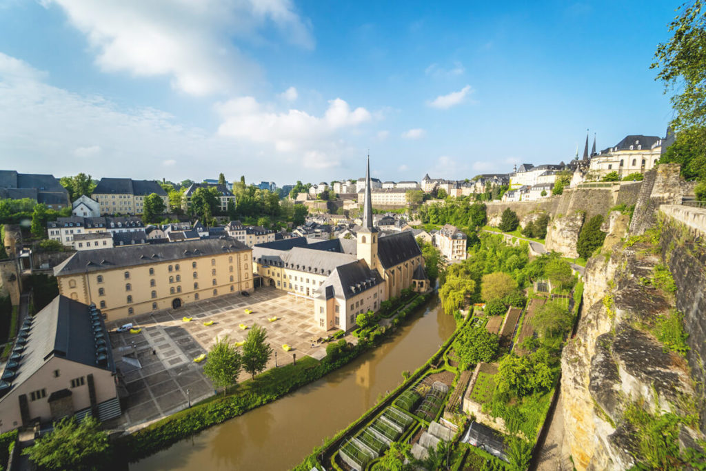 Luxembourg Sights Neumünster Abbey