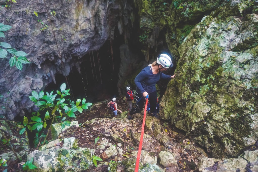 Belize Highlights Crystal Cave Climbing Cave