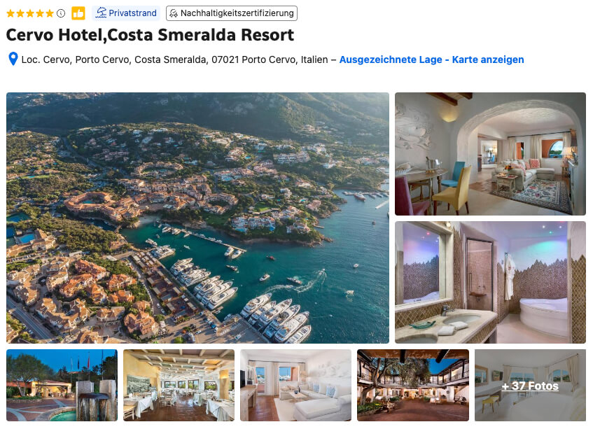 Cervo Hotel Costa Smeralda