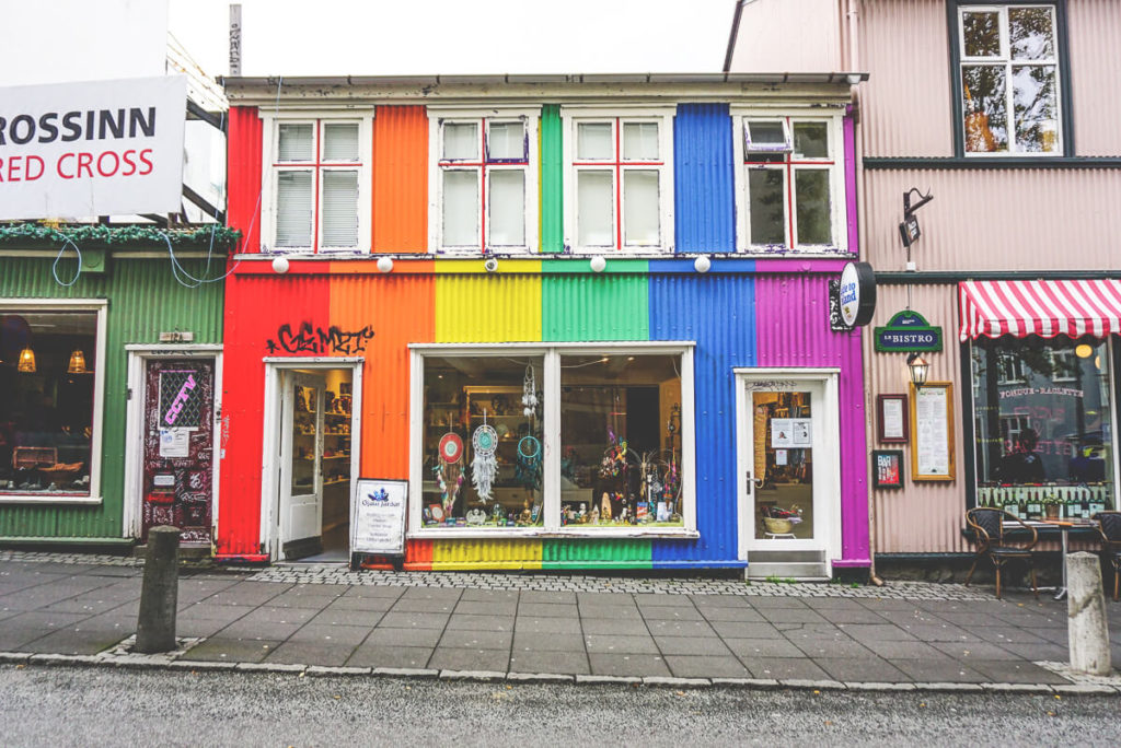 Colorful houses in Reykjavik