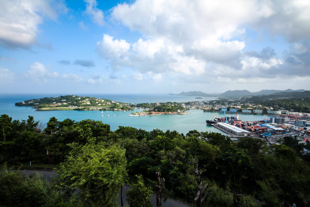 saint-lucia-karibik-castries-viewpoint