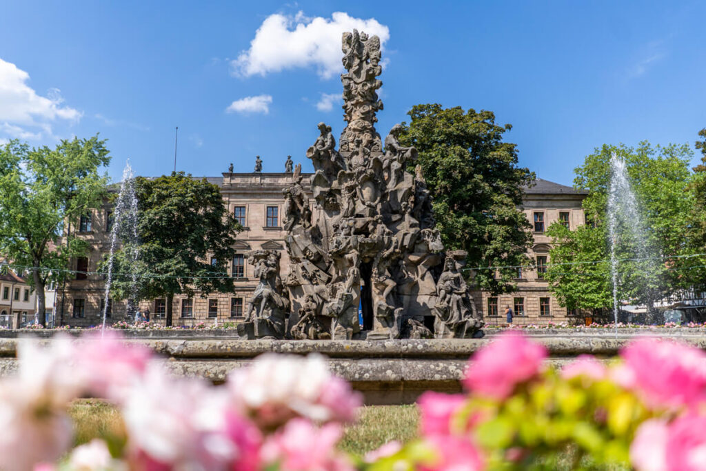Erlangen Schlossgarten Гугенотський фонтан