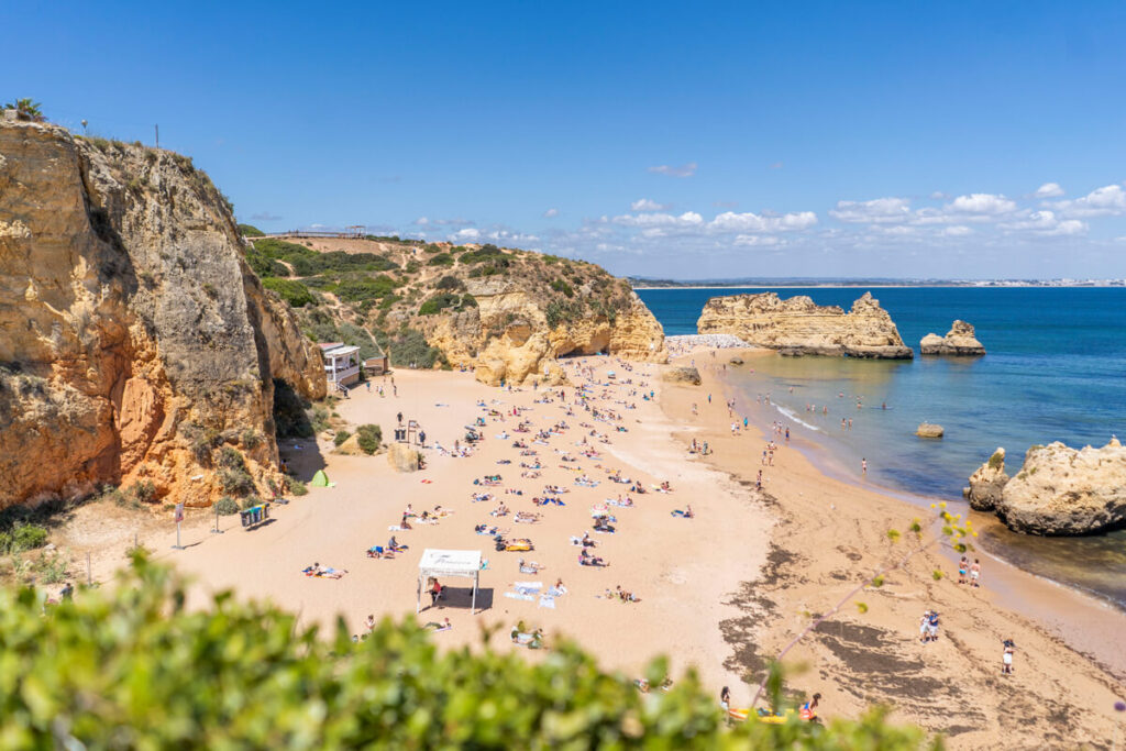 most beautiful beaches in the Algarve: Praia Dona Ana