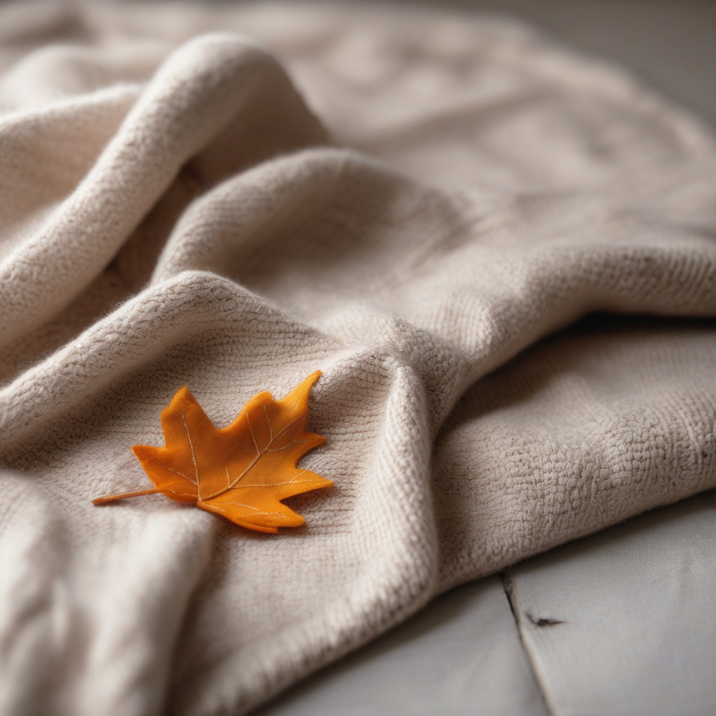 Осінній листок поруч із дитячими речами 23 September