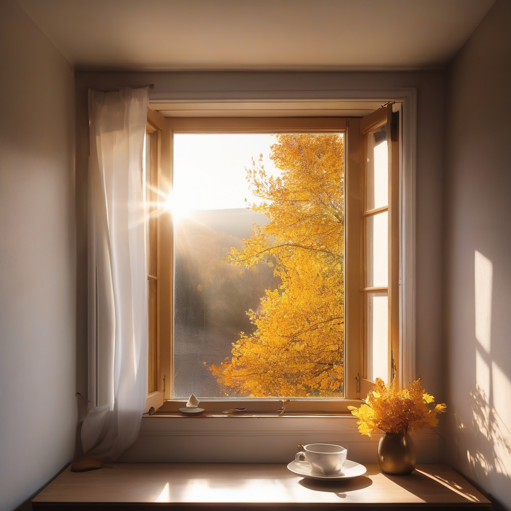 Soft autumn morning light on 18 September