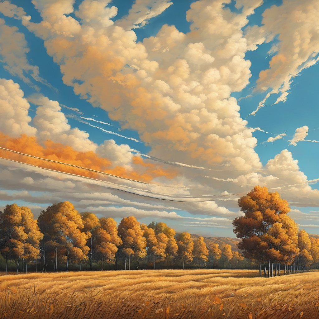 20 September dynamic autumn sky Powerful crisp autumn sky with text 20 September