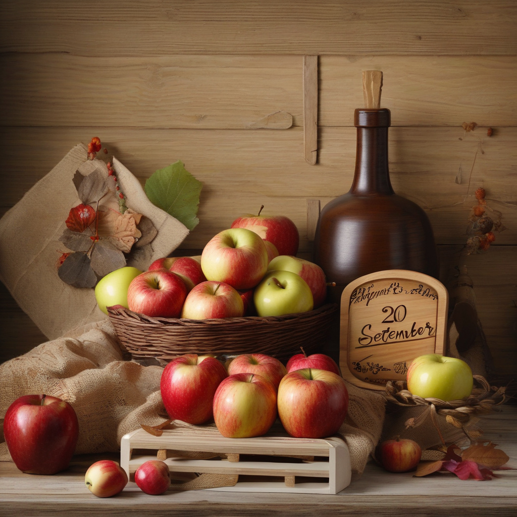 20 September celebrations Festive calendar illustration 20 September