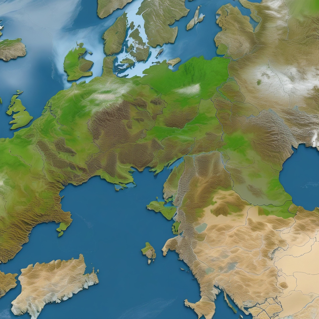 Північне море: вигляд на приморське містечко для туризму