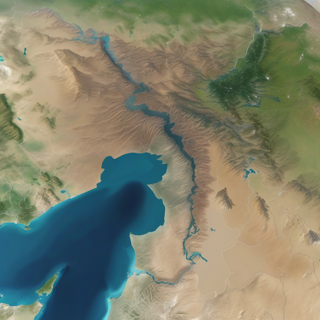 Кавказькі гори, природна межа між Європою та Азією