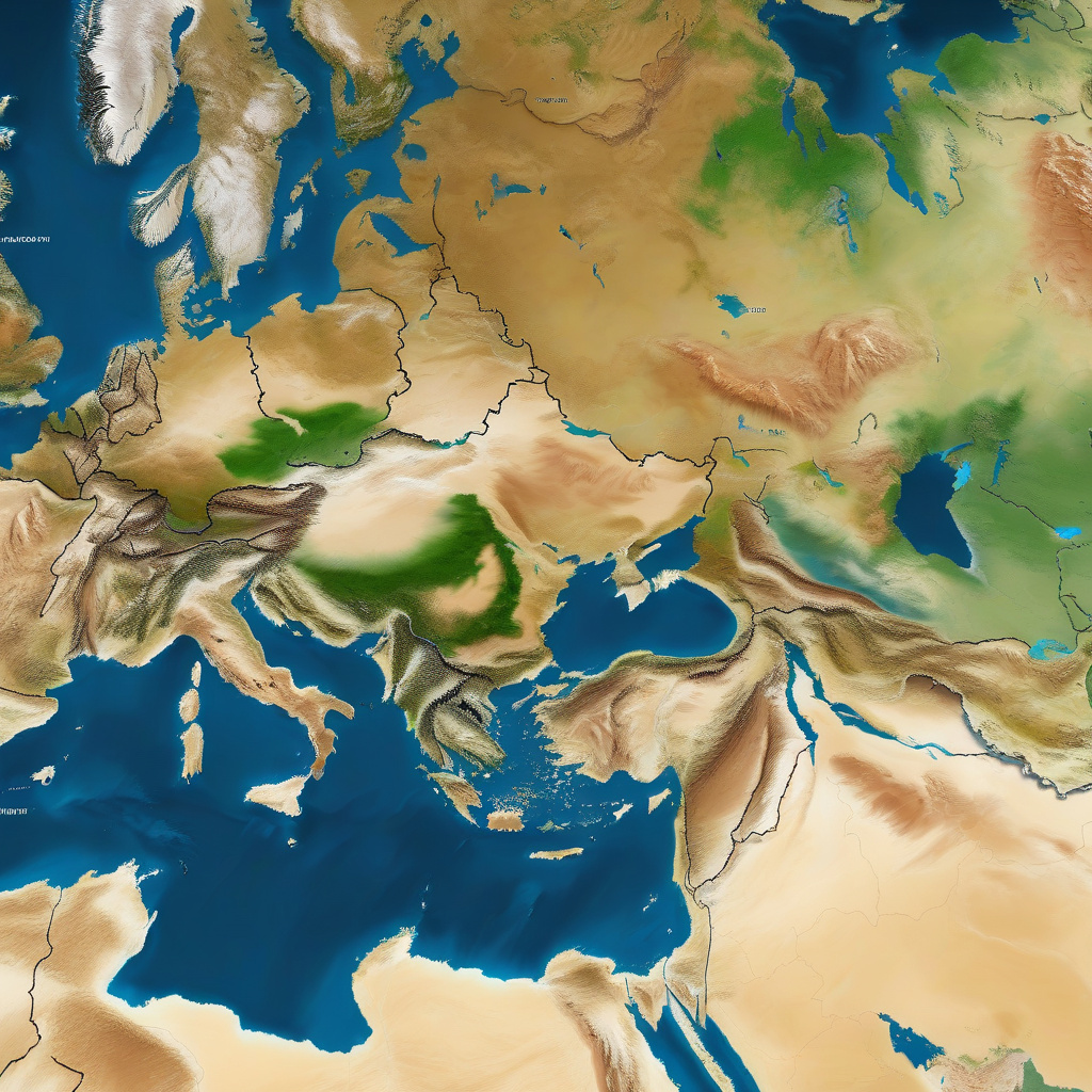 Уявна межа Європи й Азії у степах Казахстану — туристичний знак Кордони континентів у Казахстані: дорожній знак, степ і міст