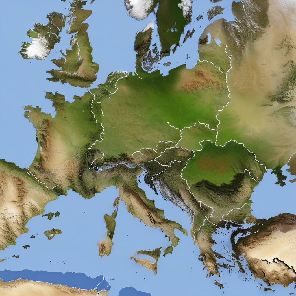 View from the French Alps towards the Italian border popular with hikers and skiers