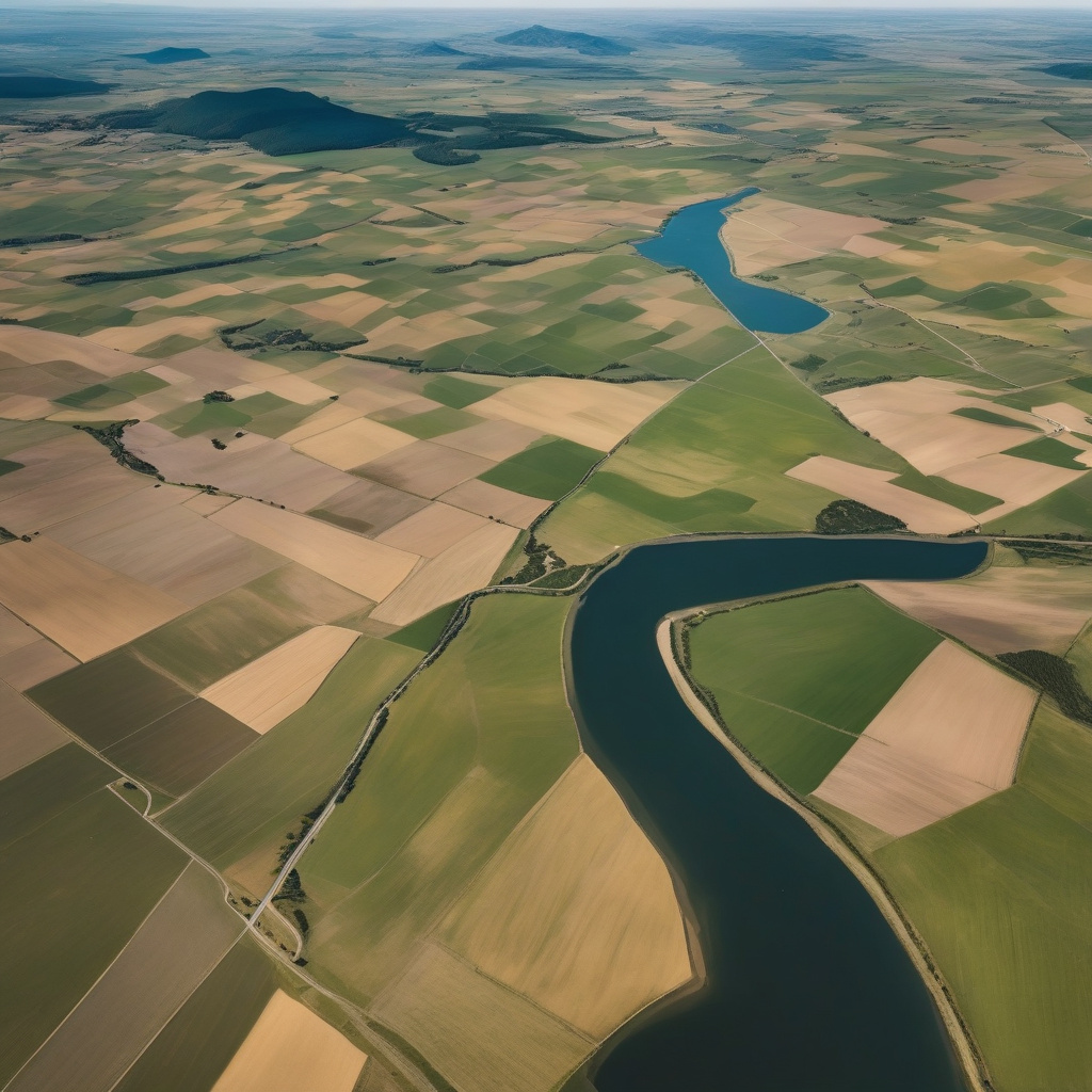 Border crossing view in the Pyrenees between France and Spain for cyclists and hikers