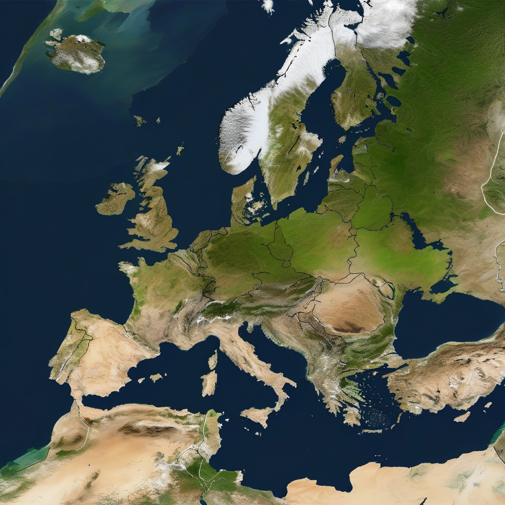 Alpine view highlighting natural borders that shaped Europe's landlocked nations