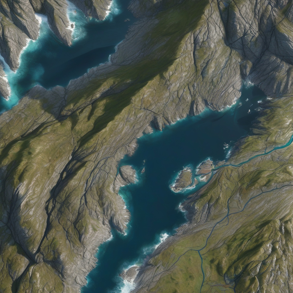 Dramatic Norwegian fjord landscape reflecting independence