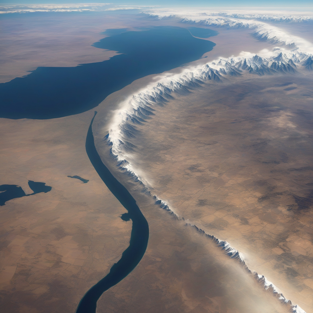 Long summer horizon over rural Ukrainian fields for panoramic travel