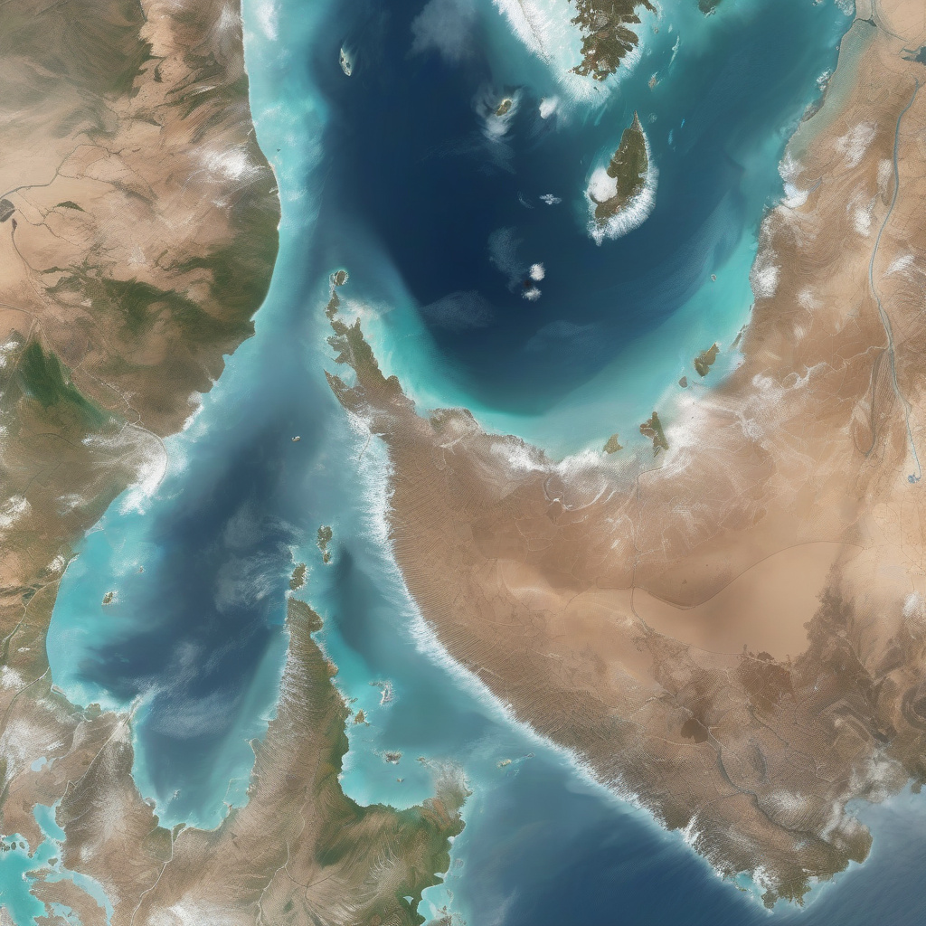 Карта морів Індійського океану, багатство узбереж і проток Карта морів Індійського океану, багатство узбереж і проток