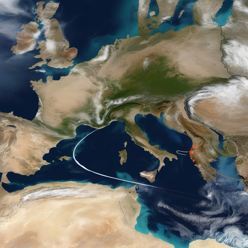 Currents in the Mediterranean Sea, scientific travel study