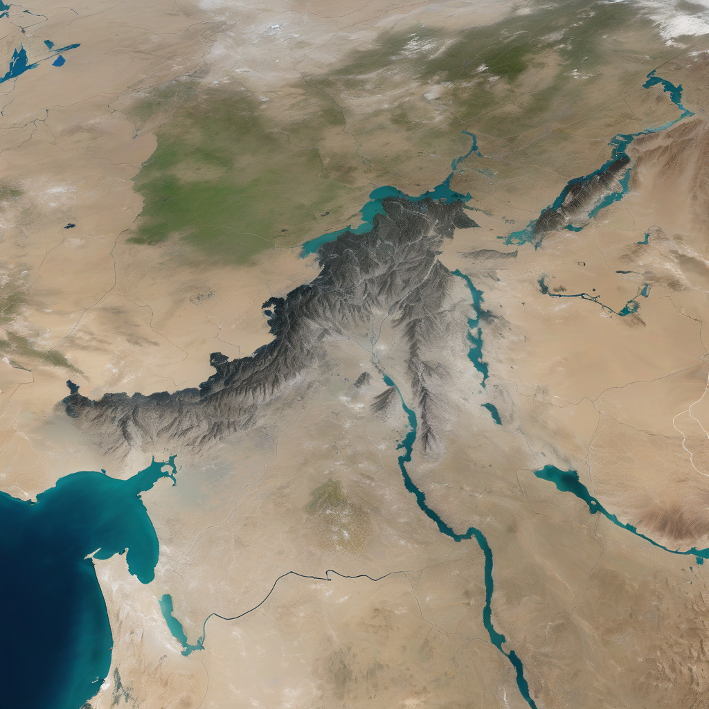 Caspian shoreline in Azerbaijan, regional travel scenery, historic coastal towns