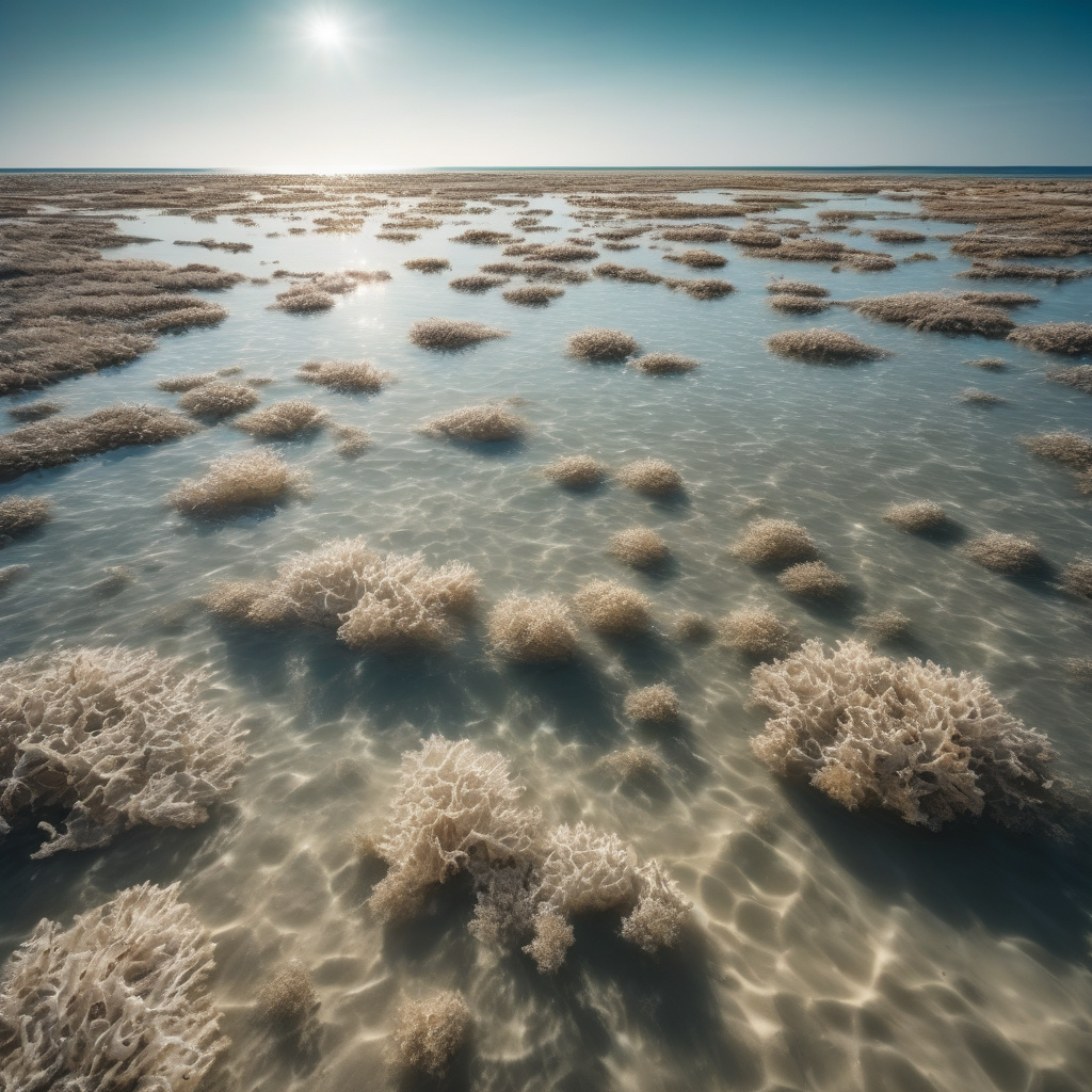 Travelers swimming in salt-rich Mediterranean near iconic European coast