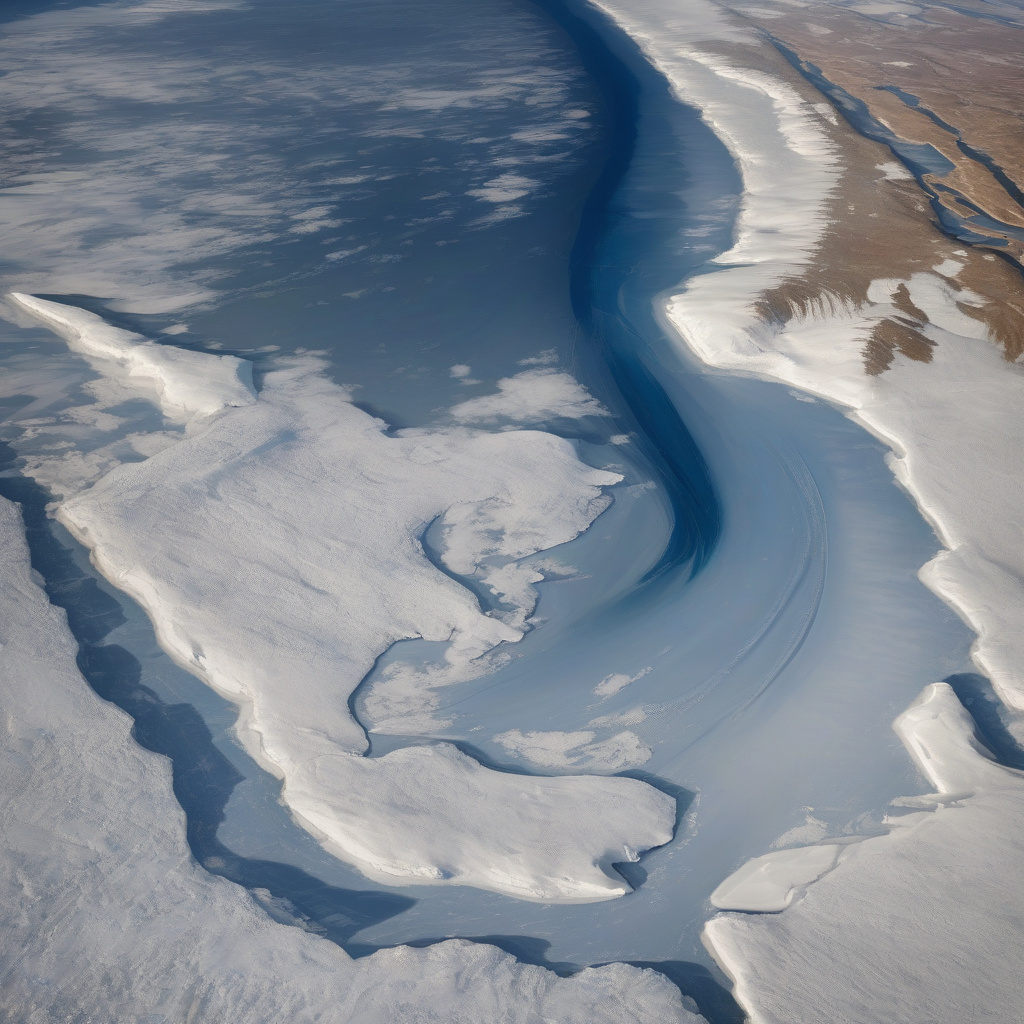 Подорожі по льодових просторах Баренцова моря: зимова пригода для туриста Зимова прогулянка по кризі Баренцового моря; туристи фотографують замерзлі простори