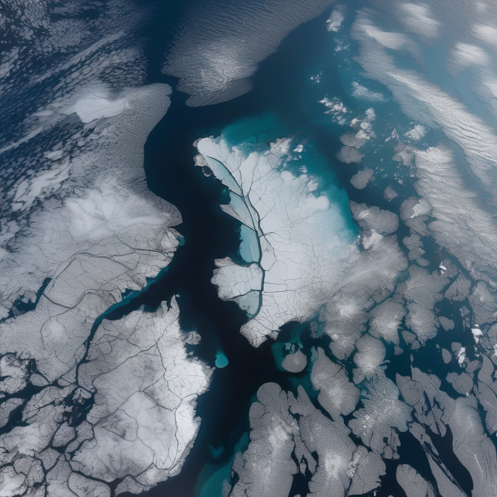 Open waters in the Atlantic-influenced western European seas in winter