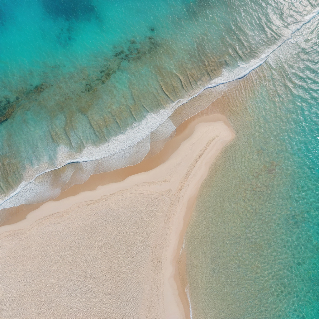Середземне море, широкий пляж в Іспанії Середземне море – піщаний пляж в Іспанії, туристи з дітьми, сочне блакитне небо