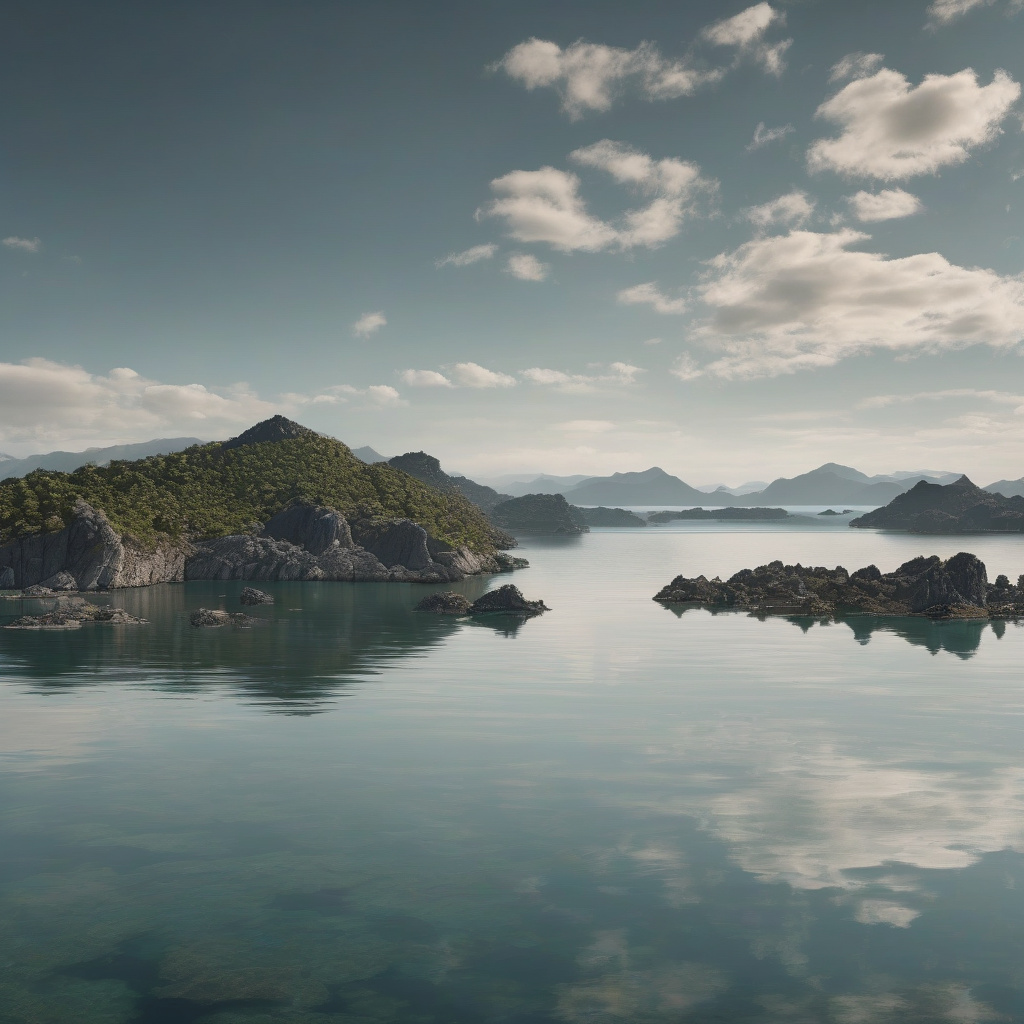 Ранкова ідилія на одному з островів Балтики Ранкова тиша і човни біля острівних причалів Балтійського моря