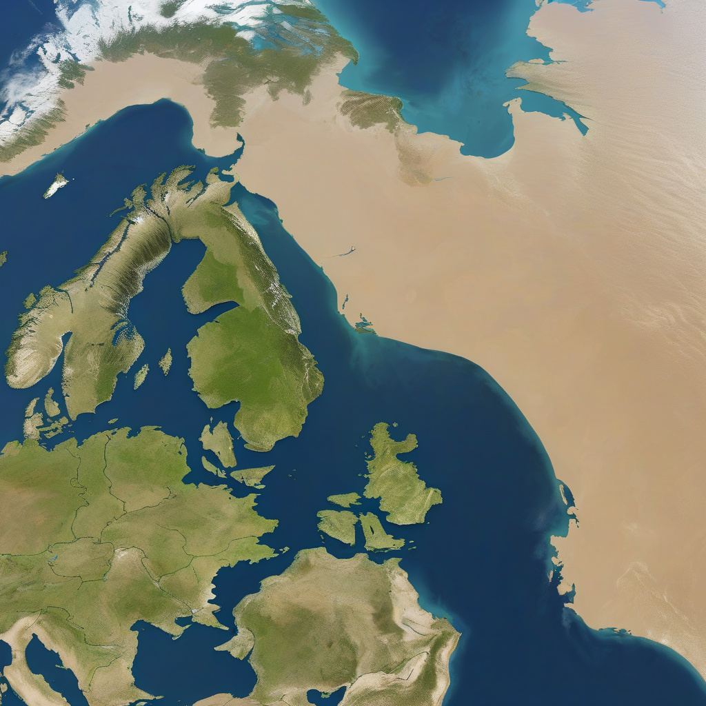 Frozen bay winter ice Baltic archipelago