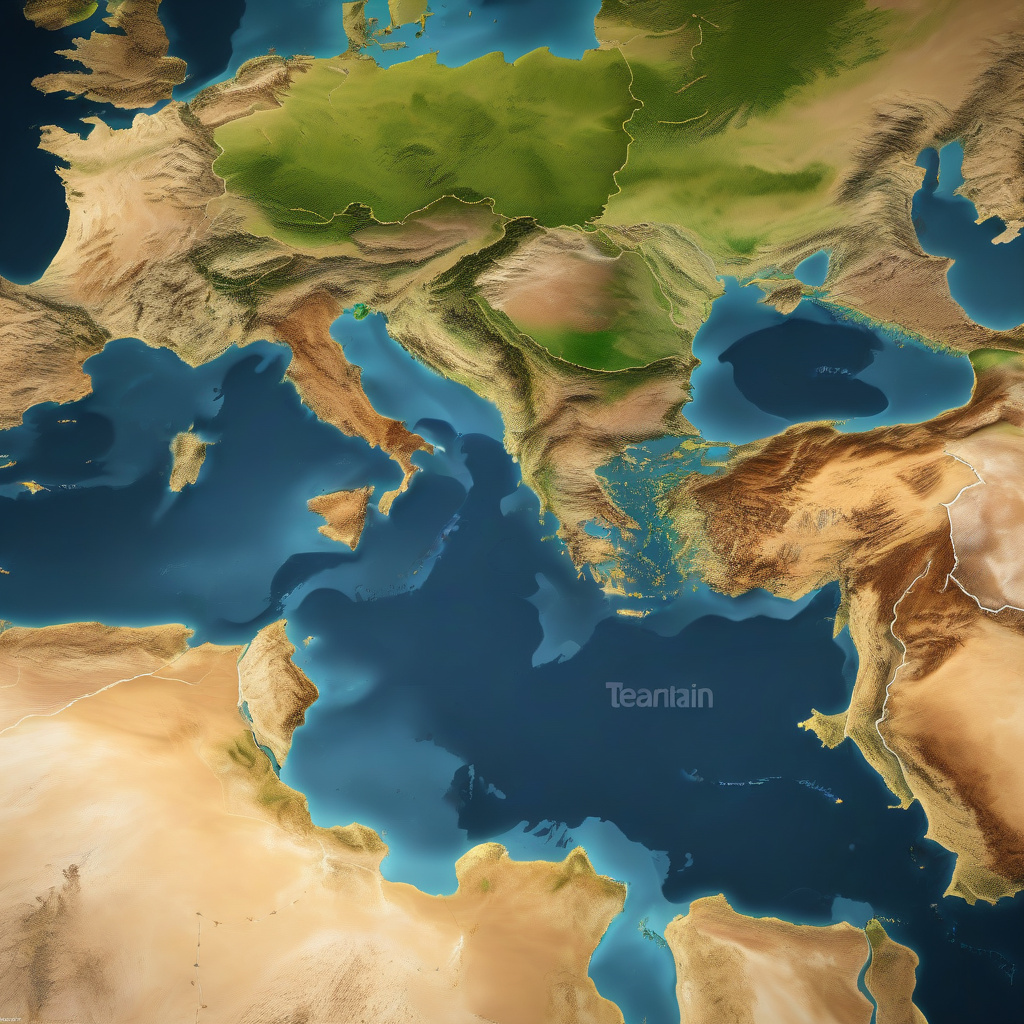 Fisherman repairing nets along a Mediterranean Greek island harbor