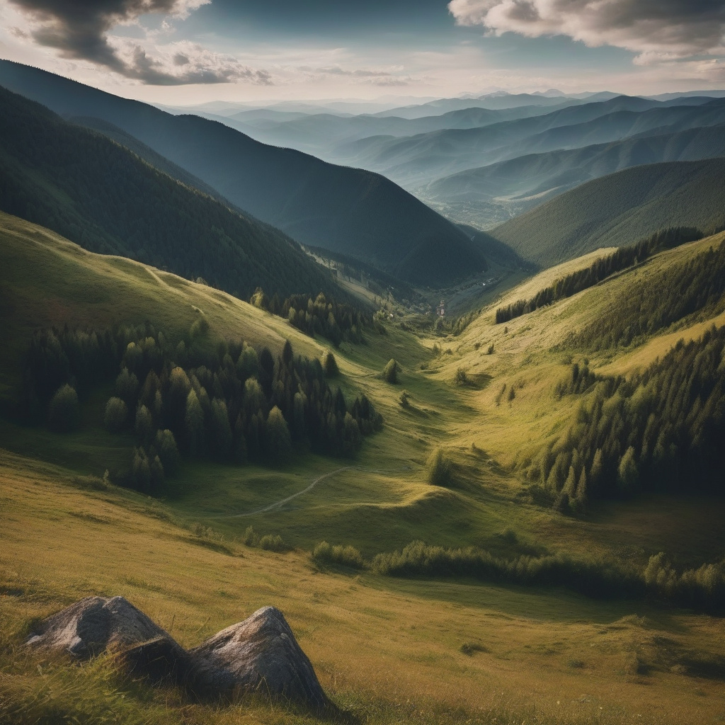 Carpathian flora and wildlife seen in remote valleys