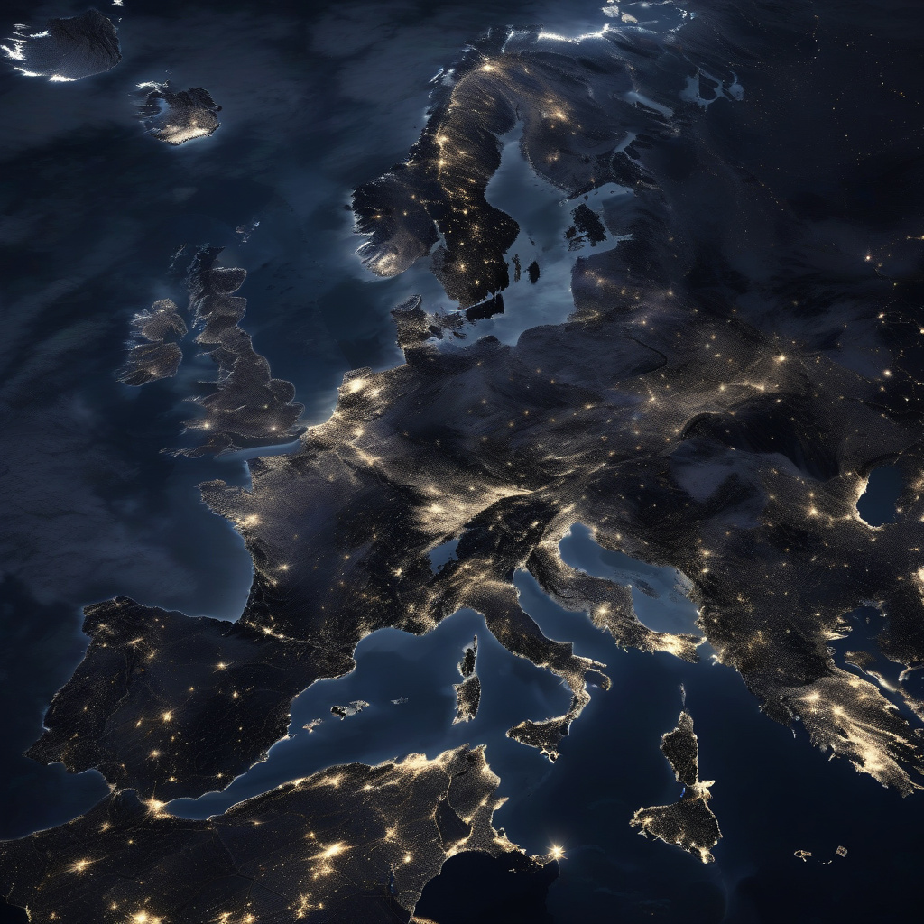 Desolate Lapland tundra in northern Europe travel scene