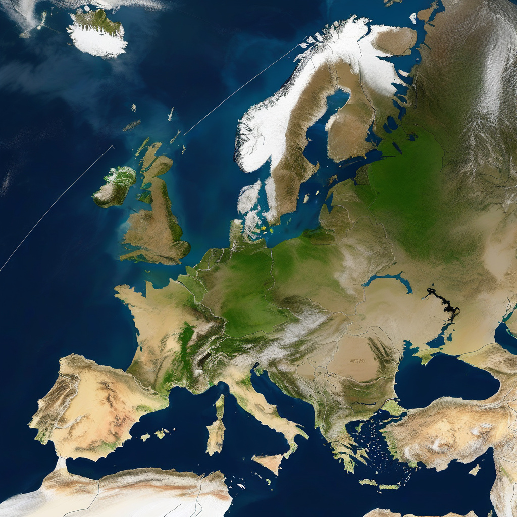 Traveling through continental Europe diverse landscapes